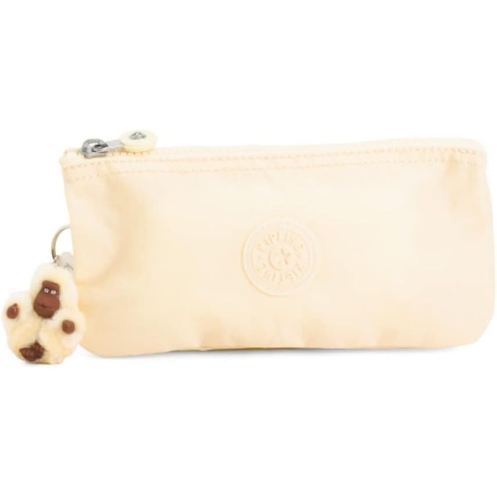 Kipling Barto Pouch Women Medium Lemon Glaze NWT Daniel Monkey Charm KI1780